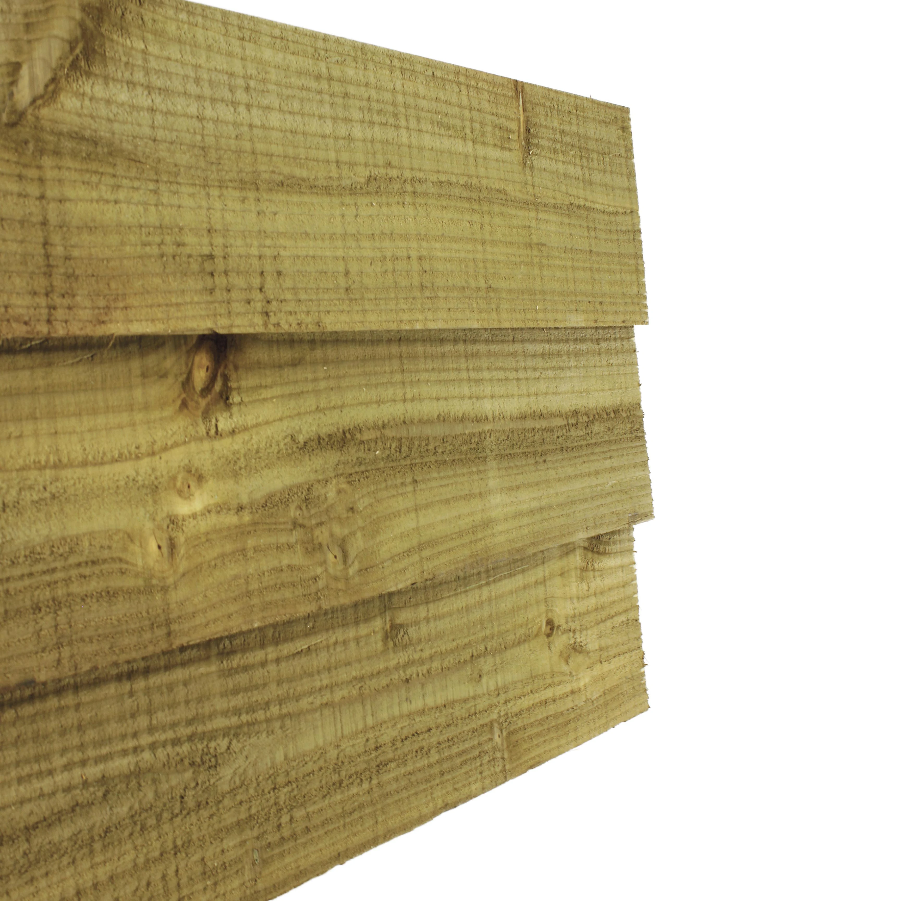 Douglas Zweeds Rabat 2.1 x 16.5 cm (21 x 165 mm) Groen Geïmpregneerd - Lengte 500 cm - Afbeelding 7